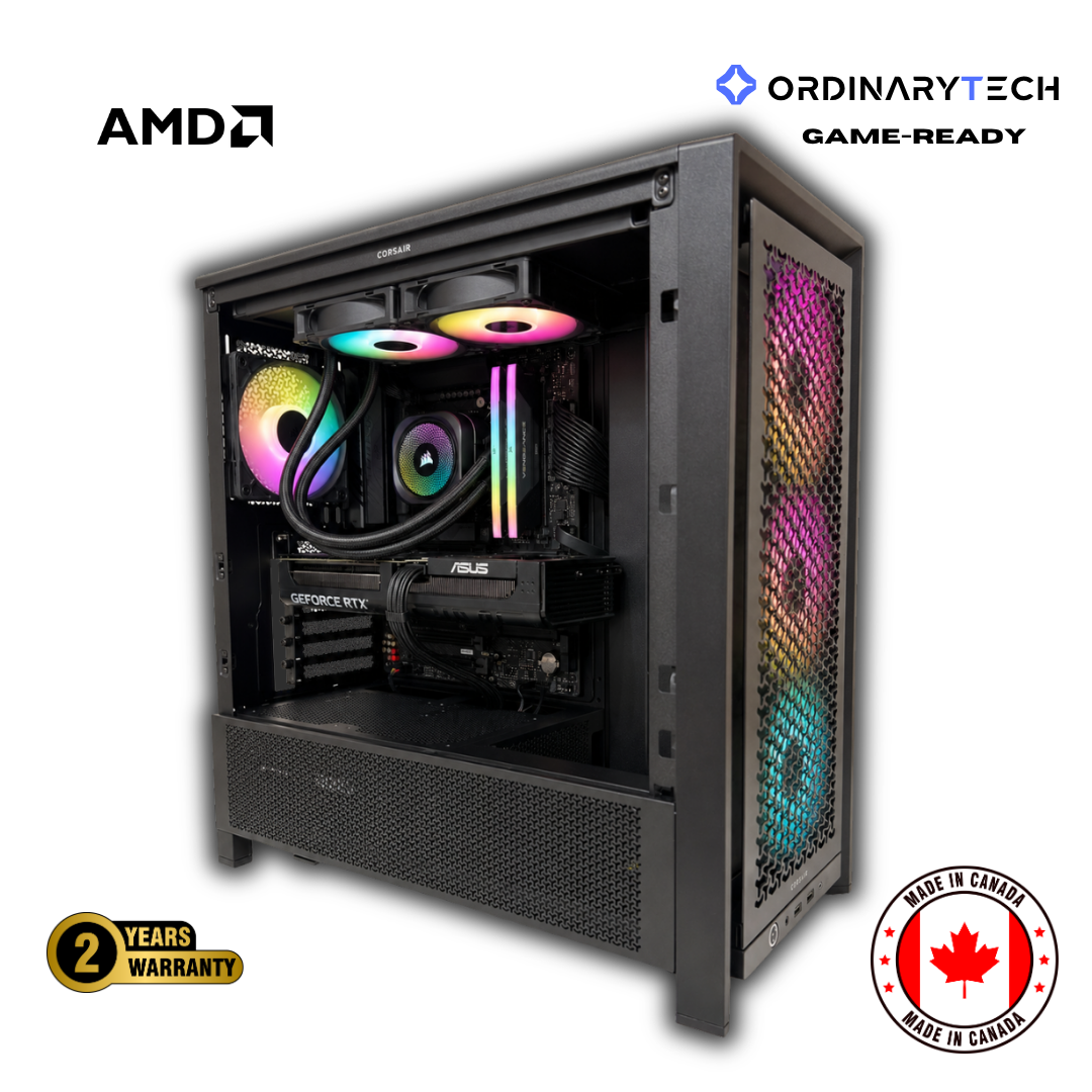OrdinaryPro | 1440p Gaming PC | Ryzen™ 5 9600X | RTX™ 5070 12GB | 32GB DDR5 - OrdinaryTech