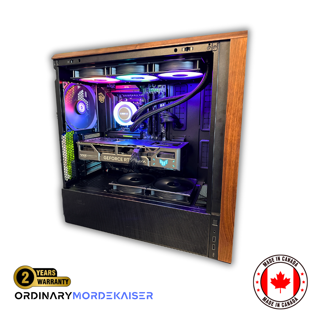 1440p gaming PC Canada featuring RTX 5070 and Ryzen 7700X on DDR5 AM5 platform - built by Ordinarytech