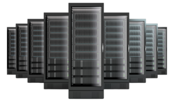 Custom rack of servers built by OrdinaryTech - Best business and IT solutions in Toronto!
